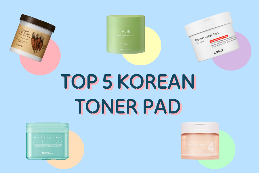 toner pad, mediheal, numbuzin, skinfood brand, olive young korea