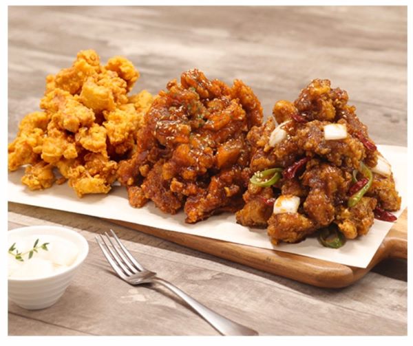 gà rán hàn quốc, gà sốt cay, gà chiên giòn, goobne, bonchon