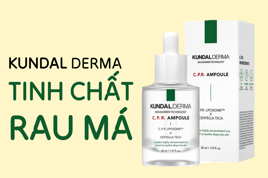 serum rau má, phục hồi da, tinh chất rau má, serum cấp ẩm, da kích ứng